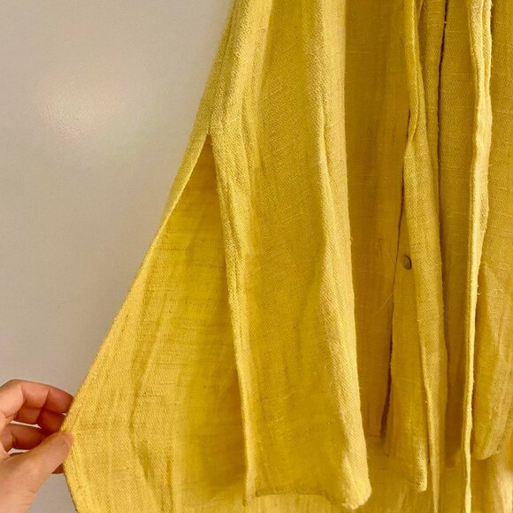 Stil LA Amaya linen dress size in yellow - Picture 7 of 9